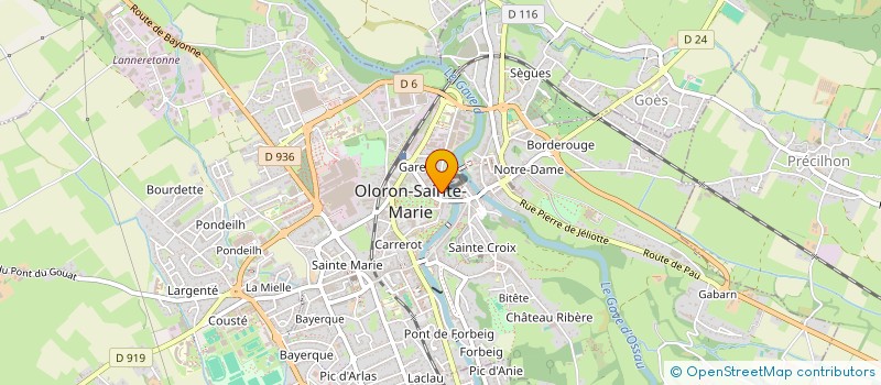 localisation de l'entreprise MONSIEUR PATRICK CASTAN à OLORON-SAINTE-MARIE