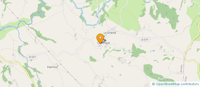 localisation de l'entreprise MONSIEUR PATRICK CASTANIE  CASSAGNES-BEGONHES