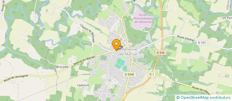 localisation de l'entreprise MONSIEUR PATRICK CASTERA  VILLENEUVE-DE-MARSAN