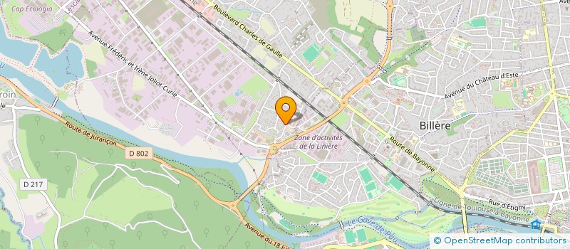 localisation de l'entreprise MONSIEUR PATRICK CASTETS  LONS