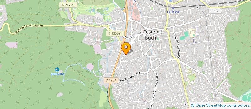 localisation de l'entreprise MONSIEUR PATRICK CASTILLON à LA TESTE-DE-BUCH