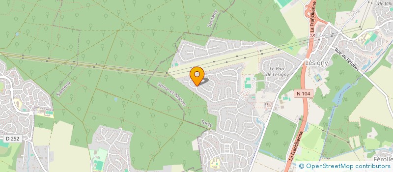 localisation de l'entreprise MONSIEUR PATRICK CATE  LESIGNY