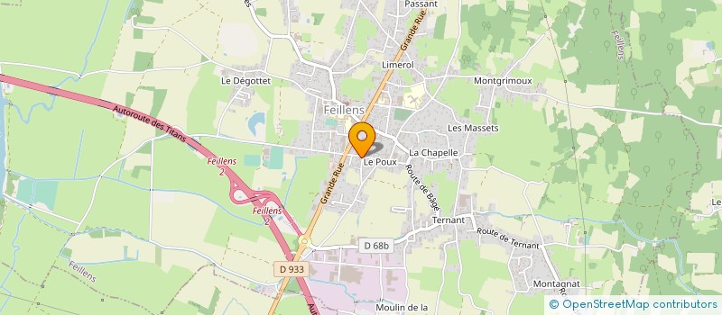localisation de l'entreprise MONSIEUR PATRICK CATHERIN à FEILLENS