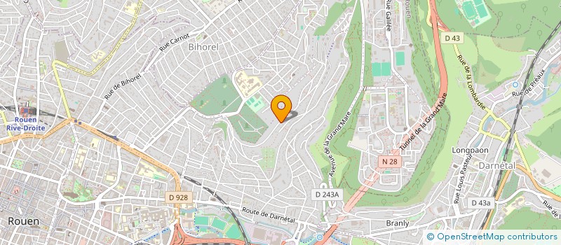 localisation de l'entreprise MONSIEUR PATRICK CAUMONTAT  ROUEN