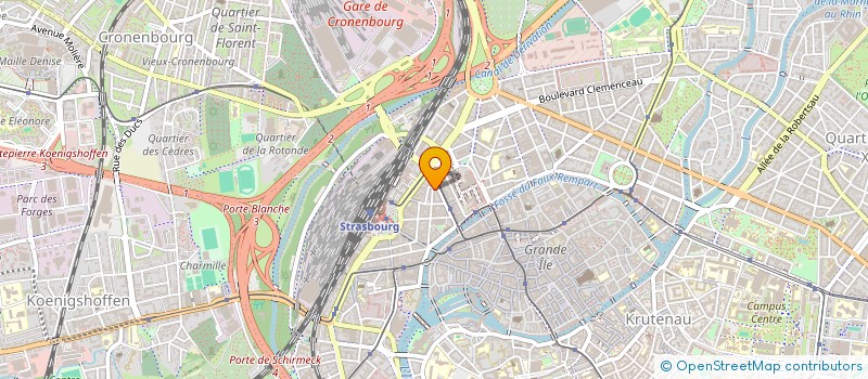 localisation de l'entreprise MONSIEUR PATRICK CAVAGNET à STRASBOURG