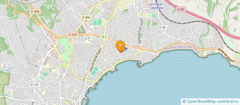 localisation de l'entreprise MONSIEUR PATRICK CECCARELLI  LA CIOTAT