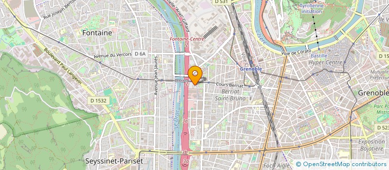 localisation de l'entreprise MONSIEUR PATRICK CELETTE à GRENOBLE