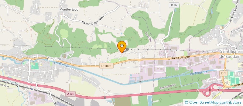 localisation de l'entreprise MONSIEUR PATRICK CEREGHELLI  CESSIEU