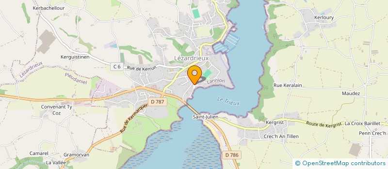 localisation de l'entreprise MONSIEUR PATRICK CERISIER  LEZARDRIEUX