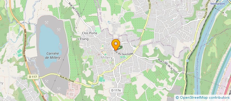 localisation de l'entreprise MONSIEUR PATRICK CERQUEIRA  MILLERY