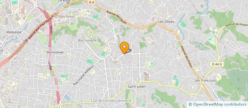 localisation de l'entreprise MONSIEUR PATRICK CESARINI  MARSEILLE