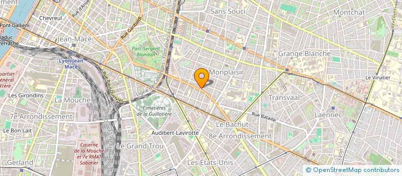 localisation de l'entreprise MONSIEUR PATRICK CESCO-CASANOVA  LYON