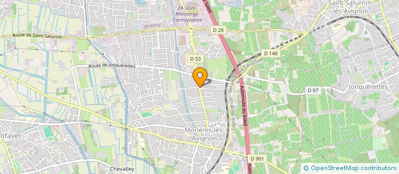 localisation de l'entreprise MONSIEUR PATRICK CHABAUD  MORIERES-LES-AVIGNON