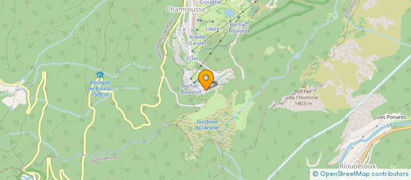 localisation de l'entreprise MONSIEUR PATRICK CHABERT  CHAMROUSSE