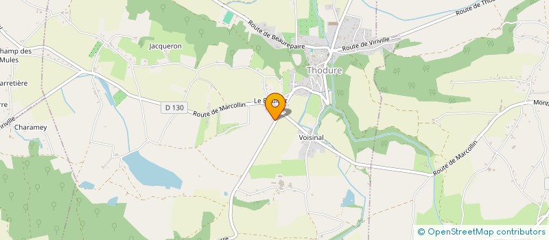 localisation de l'entreprise MONSIEUR PATRICK CHABERT  THODURE