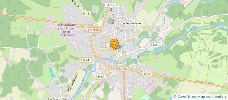 localisation de l'entreprise MONSIEUR PATRICK CHABIRON  BAUGE-EN-ANJOU