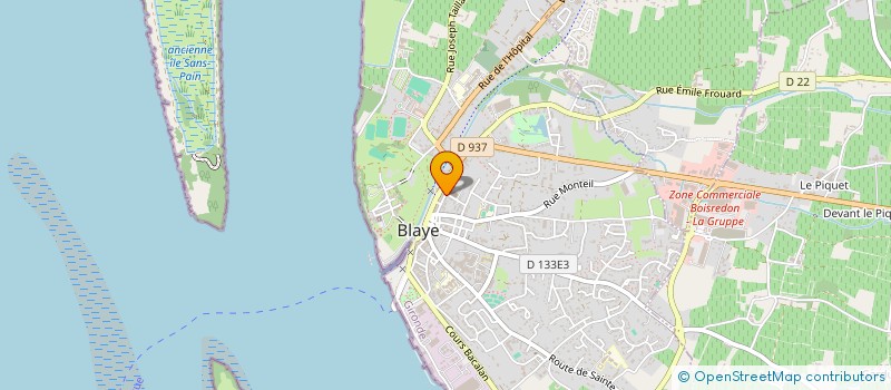 localisation de l'entreprise MONSIEUR PATRICK CHABNI à BLAYE