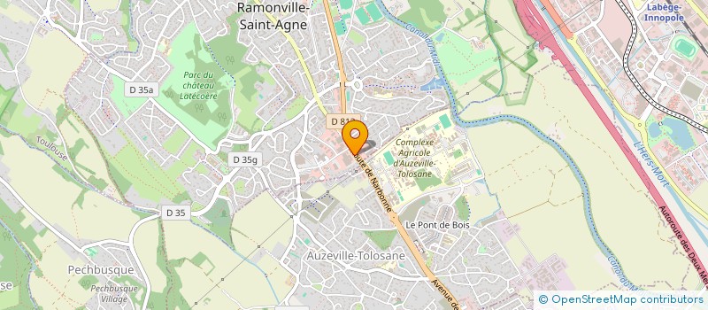 localisation de l'entreprise MONSIEUR PATRICK CHABROT  RAMONVILLE-SAINT-AGNE