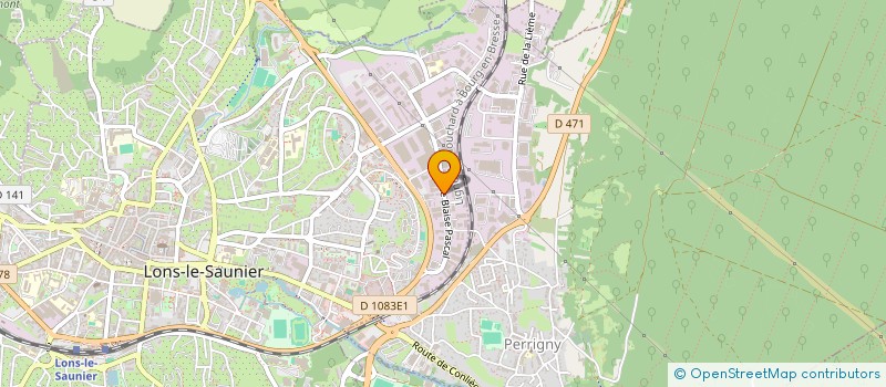 localisation de l'entreprise MONSIEUR PATRICK CHAFFIN à LONS-LE-SAUNIER