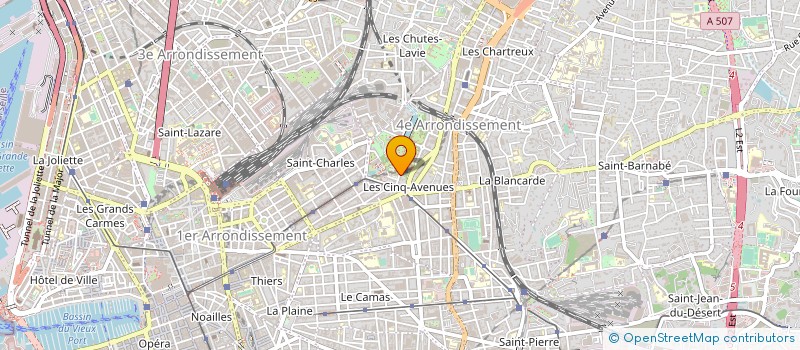 localisation de l'entreprise MONSIEUR PATRICK CHALAND à MARSEILLE