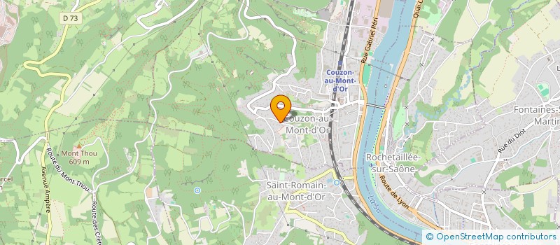 localisation de l'entreprise MONSIEUR PATRICK CHALAYE  COUZON-AU-MONT-D'OR