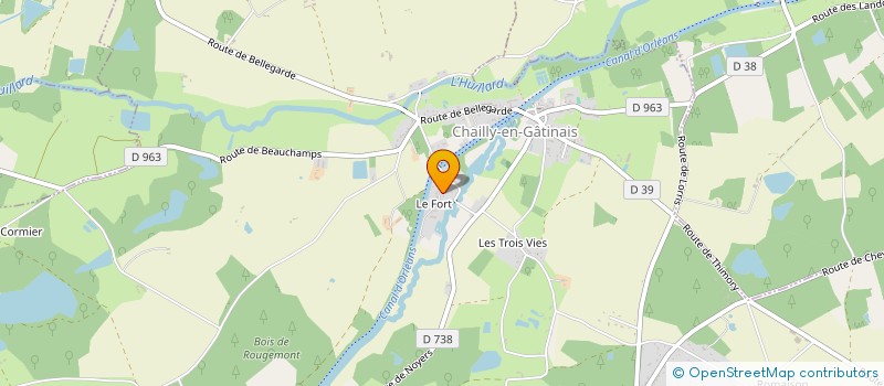localisation de l'entreprise MONSIEUR PATRICK CHAMBAULT à CHAILLY-EN-GATINAIS