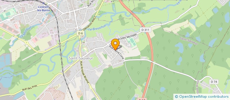 localisation de l'entreprise MONSIEUR PATRICK CHAMBERT  FOUGEROLLES-SAINT-VALBERT