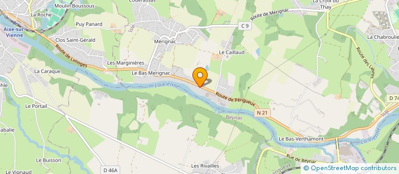 localisation de l'entreprise MONSIEUR PATRICK CHAMBORD à ISLE
