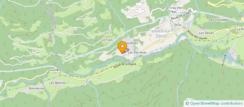 localisation de l'entreprise MONSIEUR PATRICK CHAMIOT-PONCET à VILLARD SUR DORON