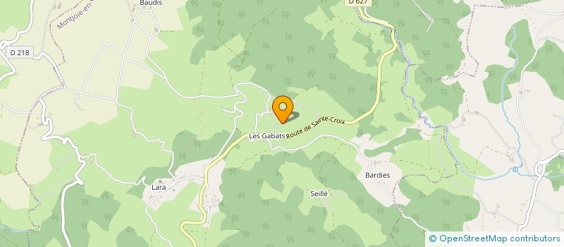 localisation de l'entreprise MONSIEUR PATRICK CHAMOLEY à MONTJOIE-EN-COUSERANS