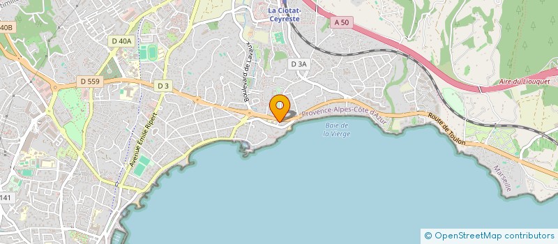 localisation de l'entreprise MONSIEUR PATRICK CHAMY à LA CIOTAT