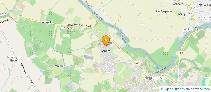 localisation de l'entreprise MONSIEUR PATRICK CHANARD  NEGREPELISSE