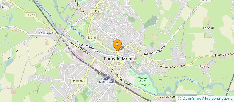 localisation de l'entreprise MONSIEUR PATRICK CHANONAT à PARAY-LE-MONIAL