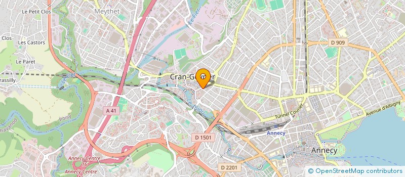 localisation de l'entreprise MONSIEUR PATRICK CHANTEUR  ANNECY