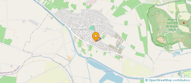 localisation de l'entreprise MONSIEUR PATRICK CHANTRE  PORTIRAGNES