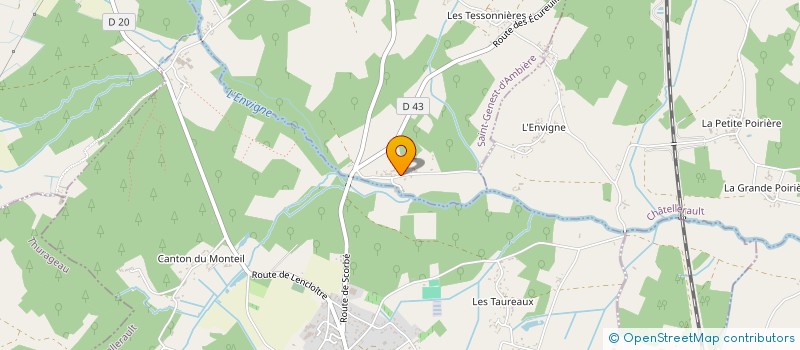 localisation de l'entreprise MONSIEUR PATRICK CHAPLET à SAINT GENEST D'AMBIERE