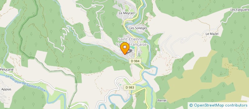 localisation de l'entreprise MONSIEUR PATRICK CHAPON  SAINT-ETIENNE-VALLEE-FRANCAISE