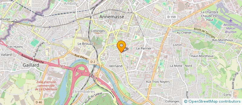 localisation de l'entreprise MONSIEUR PATRICK CHAPPAZ à ANNEMASSE