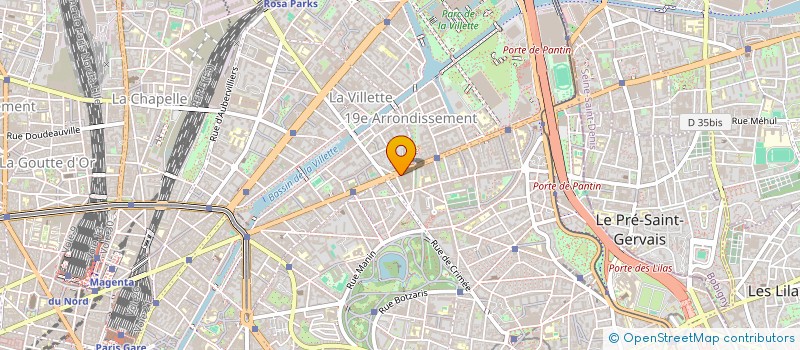 localisation de l'entreprise MONSIEUR PATRICK CHAPPEL  PARIS