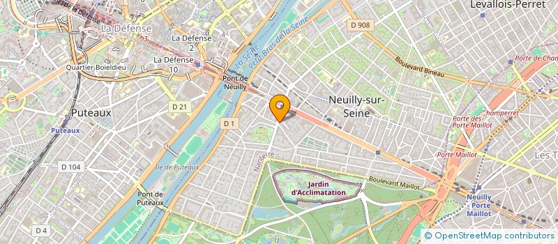 localisation de l'entreprise MONSIEUR PATRICK CHAPUIS à NEUILLY-SUR-SEINE