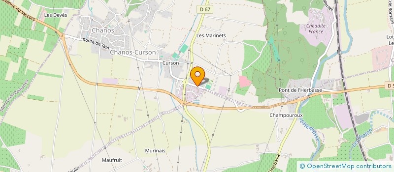 localisation de l'entreprise MONSIEUR PATRICK CHARAMEL  CHANOS-CURSON