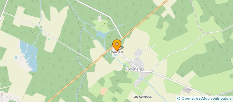 localisation de l'entreprise MONSIEUR PATRICK CHARDEAU  RONCHERES