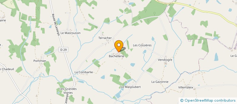 localisation de l'entreprise MONSIEUR PATRICK CHARGY à SAULGOND