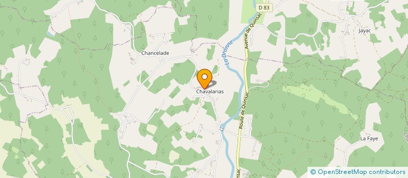 localisation de l'entreprise MONSIEUR PATRICK CHARPATEAU à CHAMPAGNAC-DE-BELAIR