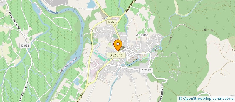 localisation de l'entreprise MONSIEUR PATRICK CHARPENTIER  ANIANE