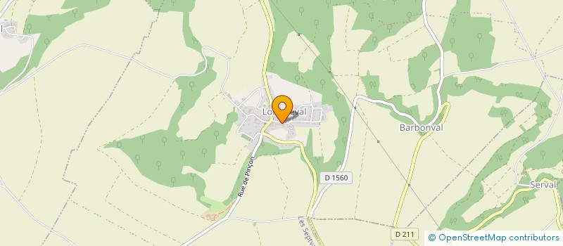 localisation de l'entreprise MONSIEUR PATRICK CHARPENTIER  LES SEPTVALLONS