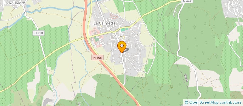 localisation de l'entreprise MONSIEUR PATRICK CHARRADE  LA CALMETTE