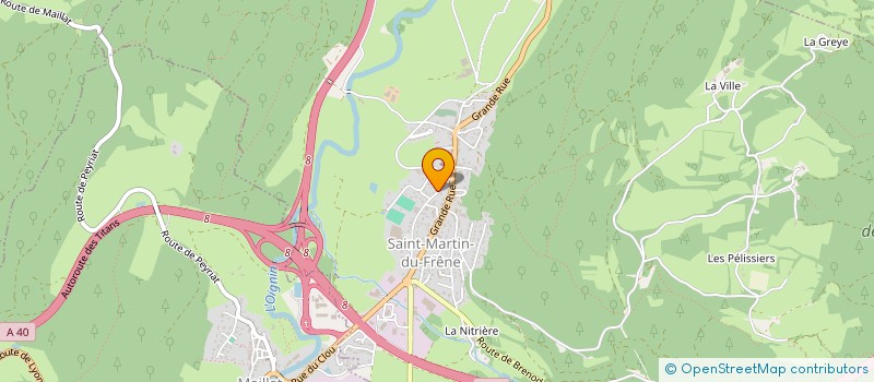 localisation de l'entreprise MONSIEUR PATRICK CHARRE  SAINT-MARTIN-DU-FRENE