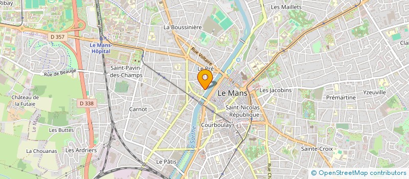 localisation de l'entreprise MONSIEUR PATRICK CHARRON  LE MANS