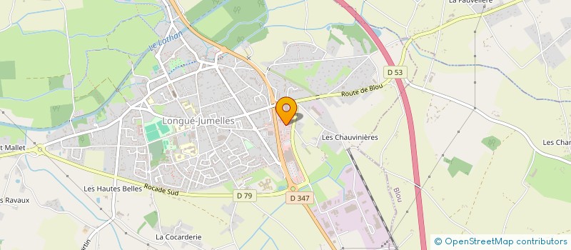 localisation de l'entreprise MONSIEUR PATRICK CHARRUAU  LONGUE-JUMELLES